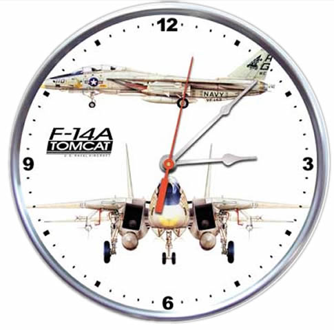 F-14A Tomcat Aviation Collectible Wall Clock